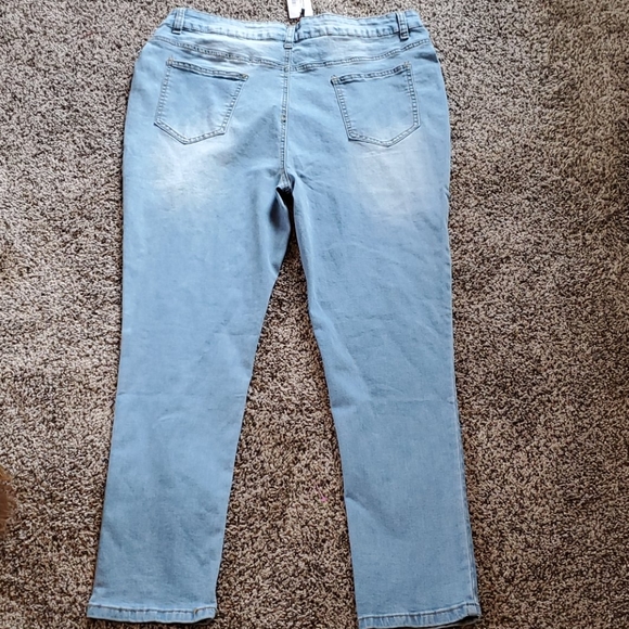 Boohoo Maternity under the bump skinny jeans sz 12 - Picture 6 of 14